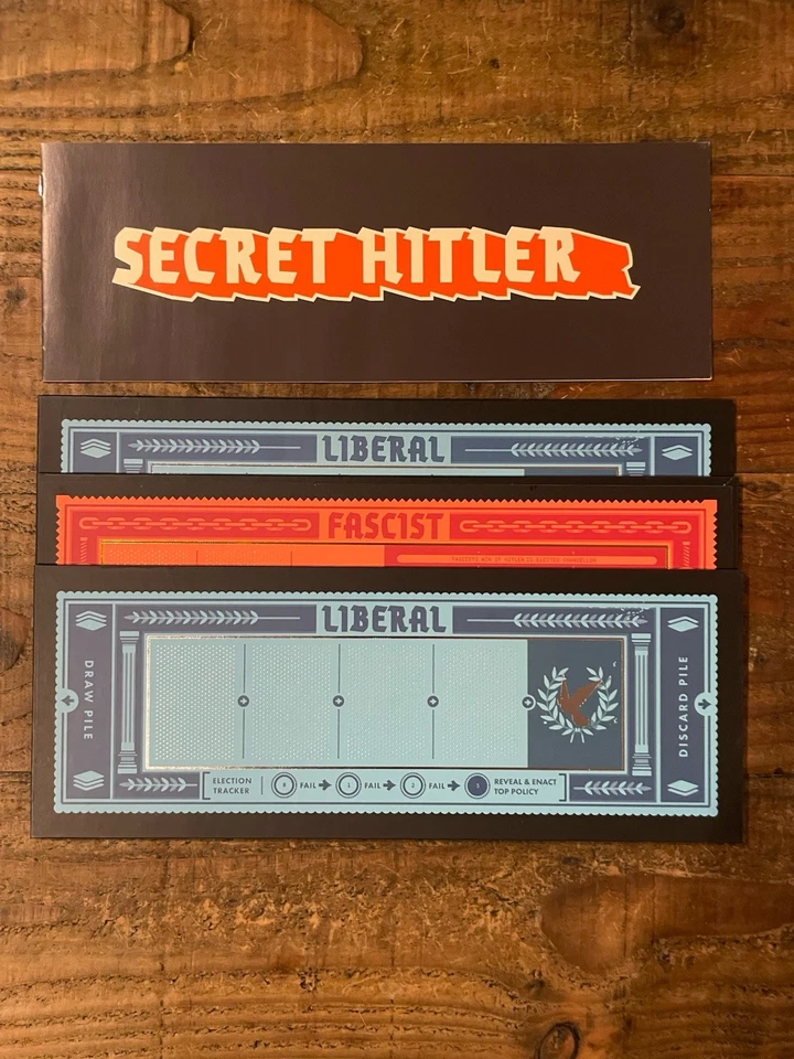 Secret H1tler Juego de Mesa Adulto Fiesta Estrategia Traición 2016 100% Completo Foto 4 de 4