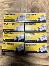 Lot of 8 New Boxes Stanley-Bostitch B8 Staples 1/4" 5000 per box , 20,000 total