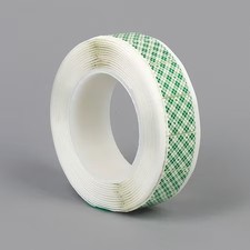 3M 4016 Double-Sided Foam Tape, 1 In W, 1 In L, 1/16 In, Polyurethane Foam,