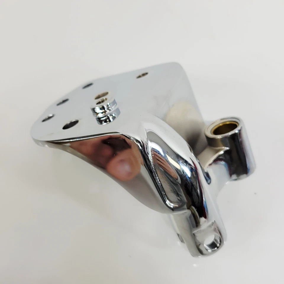 Soporte de montaje de palanca de cambios cromado para Harley Davidson Softail Springer de V-Twin Foto 3 de 4