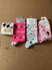 Socks Four Pairs Brand New Adult Size Range 4-12