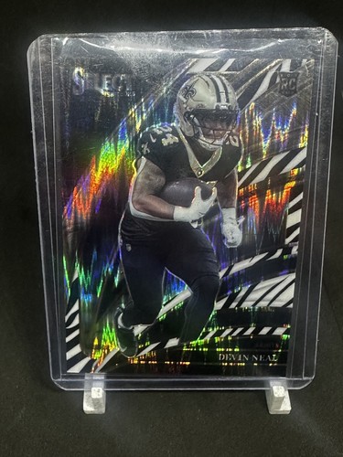 2025 Panini Select - Club Level Devin Neal #241 Zebra Shock Prizm (RC)