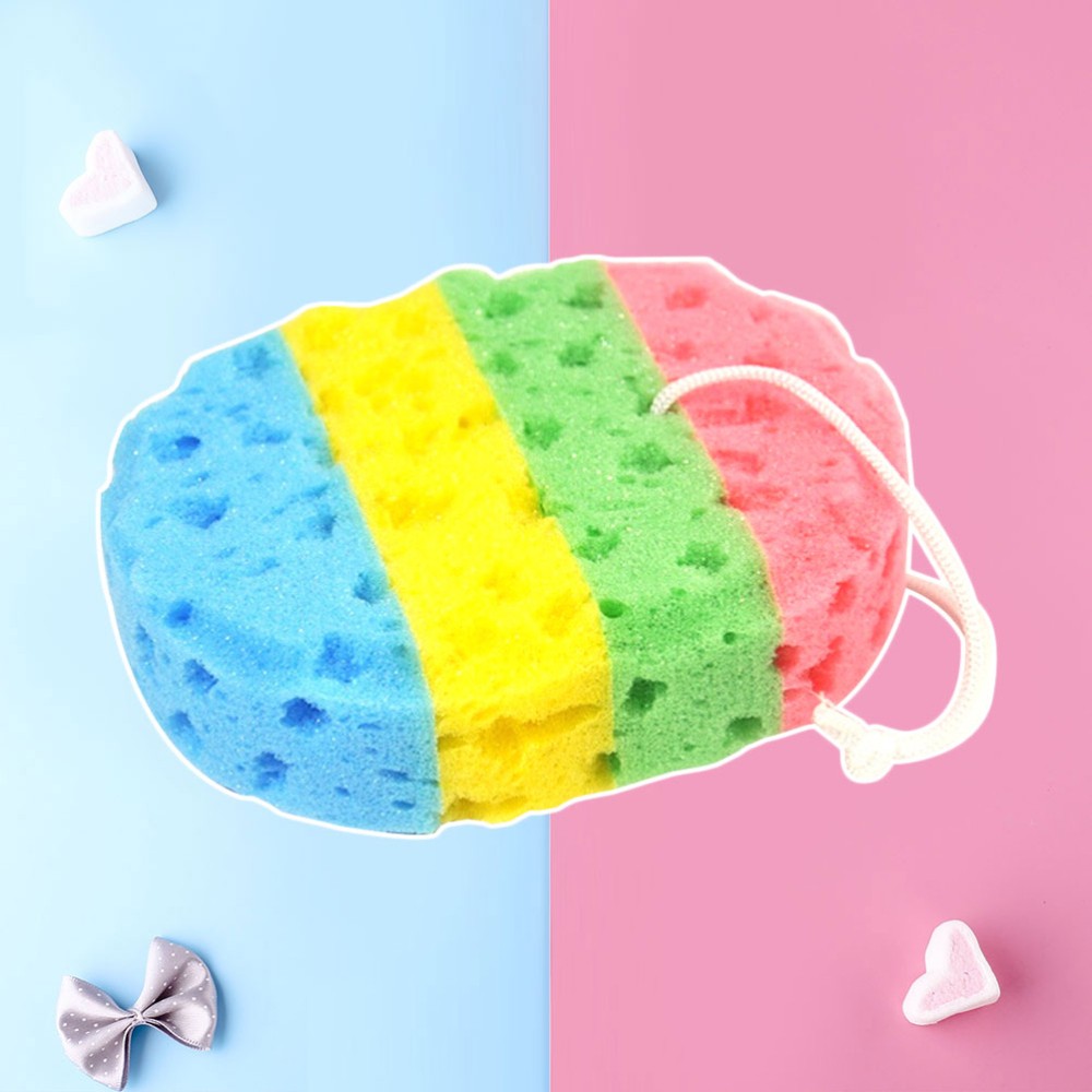 3 Pcs Bathing Accessories Shower Loofah Sponge Scrubber for Body