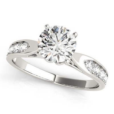 Top Qualität 2,50Ct DE/VS Solitär Lab Grown Diamant Verlobungsring Platin