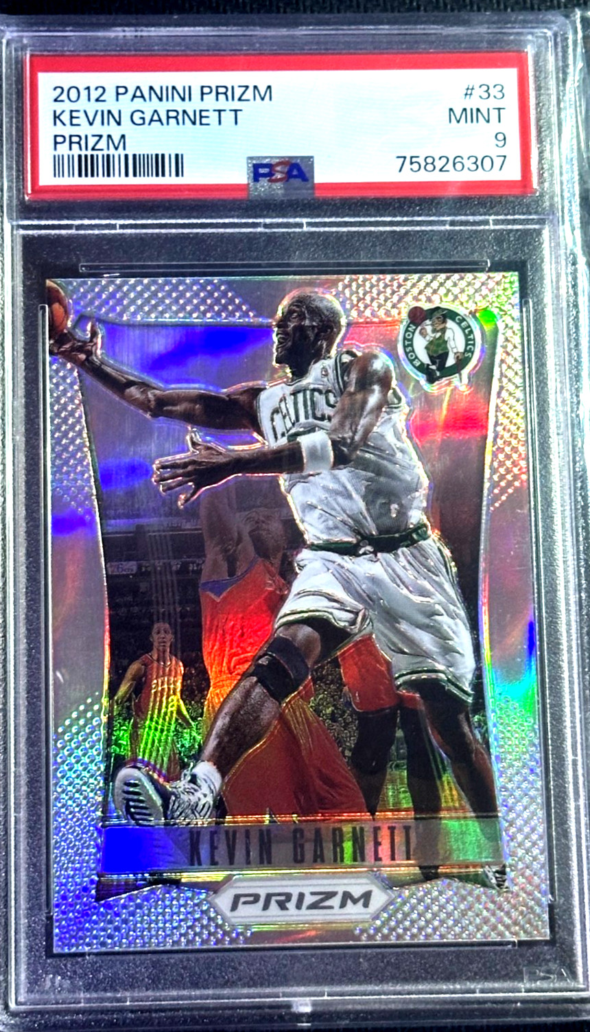 2012-13 Prizm Kevin Garnett Prizms #33 Celtics PSA 9