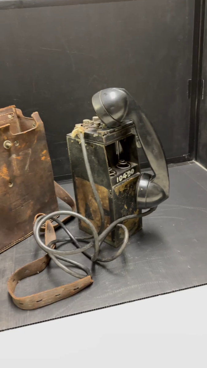 1950's Japan Ground Self-Defense Force Field telephone AS IS