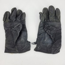 USGI Army Leather Light Duty Leather Gloves D3A Black Size 5 Utility Work NSN