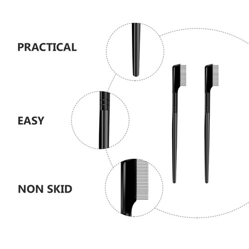 2PCS Makeup Mascara Applicator Eyelash Shaping Comb Eyelashes Separator Curler - Bild 12 von 12