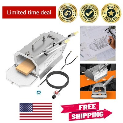 Efficient Double Door Gas Forge - Perfect for Even Heating and Propane Savings
