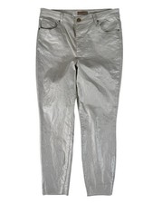 Kut From The Kloth Charlize Metallic High-Rise Cigarette Leg Jeans Women's 12