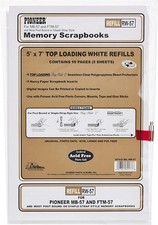 Pioneer 5" x 7" Refill for Memory Scrapbooks - RW57