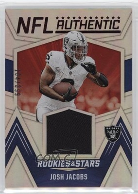 2023 Panini Rookies & Stars NFL Authentic Longevity /399 Josh Jacobs #NA-JJ 2y0