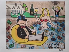 Alec Monopoly Signed - Monopoly - Collectable Lithograph