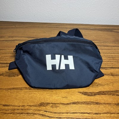 Helly Hansen HH Logo Waist Bag Crossbody Fanny Hip Pack Zipper Unisex Blue