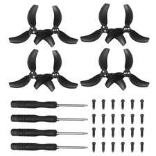 4 Pair 3032S Propellers, Propeller Blades Low Noise Wings for Drone, Black