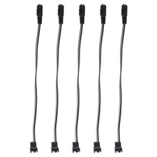 5PCS DC Power to 4-Pin Adapter 12V DC Female to Computer Fan Splitter Cable
