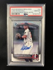 2025 Bowman - Chrome Prospect Mega Box Autographs Luke Keaschall #BMA-LK PSA 10