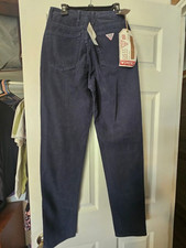 Vintage 80s/90s Guess Slim Fitted Jeans Sz 26 Midnight Blue NWT Rare