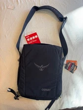 Osprey Nano Port Shoulder black/Gray/Lime Green