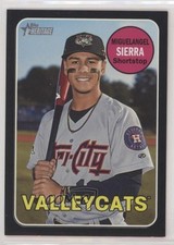 2018 Topps Heritage Minor League Edition Black 7/50 Miguelangel Sierra #120 0c6