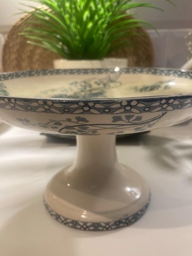 Antique Vintage French Royat U&C Sarreguemines Cake Stand - Picture 6 of 6