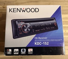 Kenwood KDC-152 CD Player New In Box MP3 Single Din Bass Boost Receiver