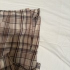 Ann Taylor Petite Women's Size 0P Pants Ankle Straight neutral brown Plaid  — photo 8