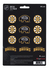 Boston Bruins NHL Vinyl Die-Cut Sticker Set / Decal Sheet Fanmats