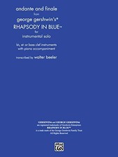 ANDANTE AND FINALE FROM RHAPSODY IN BLUE By Walter Beeler & George Gershwin *VG*
