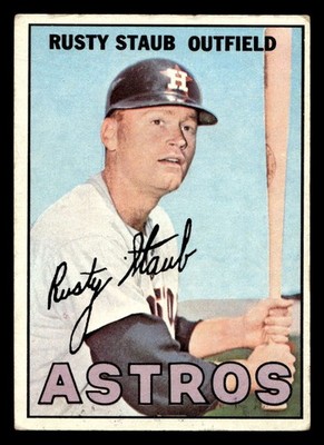 1967 Topps #73 Rusty Staub VG-EX Astros  ID:423250
