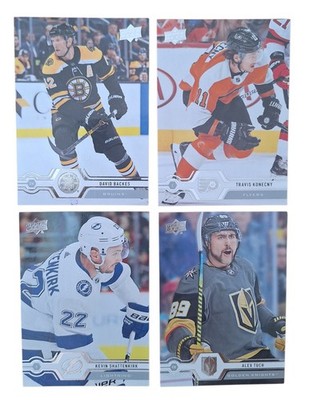 2019-20 Upper Deck Series 2 NHL 4 Card Lot - Tuch Konecny Backes Shattenkirk