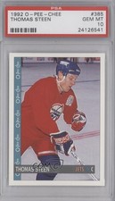 1992-93 O-Pee-Chee Thomas Steen #385 PSA 10 GEM MT 0q3