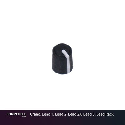 Nord Black Knob with Line for Grand, Lead 1, Lead 2, Lead 2X, Lead 3, Lead Rack