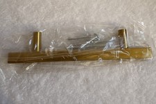 Brass Gold Cabinet Handles Drawer Pulls 6/1/4 Modern Square 11 Pack