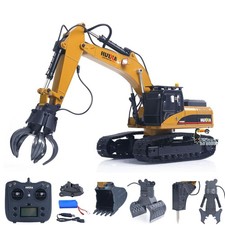 HUINA Upgrade 580 1/14 Metal Excavator Engineering Vehicle Electric Ball Grabber