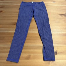 Ivivva by Lululemon Purple Herringbone Leggings Girls Size 12 EUC