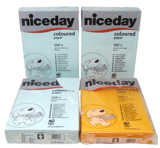 Niceday Coloured Paper 4x500 A4 Blue And Orange KB4