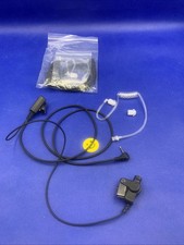  2 Pc Walkie Talkie Earpiece Mic PTT, 1 Pin 2.5mm Covert Acoustic Tube