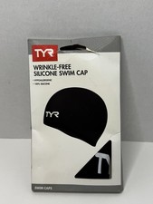 TYR Wrinkle-Free Silicone Swim Cap Hypoallergenic Adult Fit