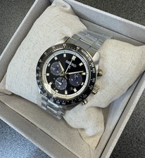 Seiko Prospex Speedtimer Solar Steel Bracelet Black Dial Watch SSC941 NWT 7