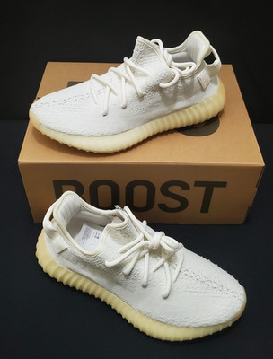 [NEW DS] adidas Yeezy Boost 350 V2 Cream Triple White Size 7 Mens