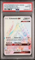 Celesteela GX 162/156 Secret Rare Rainbow Rare Ultra Prism