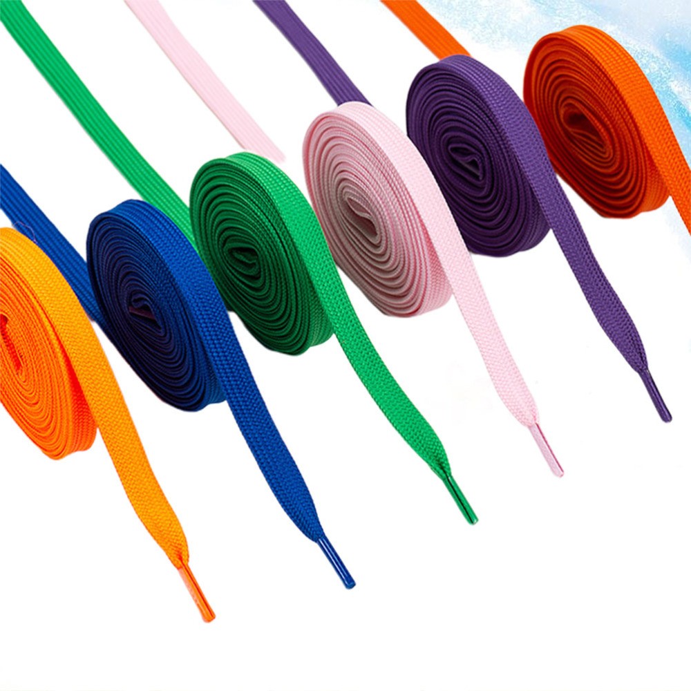 APL 12 paia di lacci colorati piatti per scarpe da ginnastica accessori moda