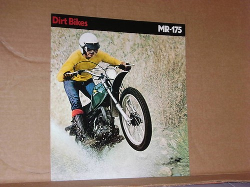 1975 Honda MR175 DIRT BIKE Motorcycle Sales Brochure - Literature - 第 1/2 張圖片