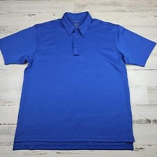 Propper Polo Shirt Mens Large Blue Short Sleeve Security Law Enforcement Work