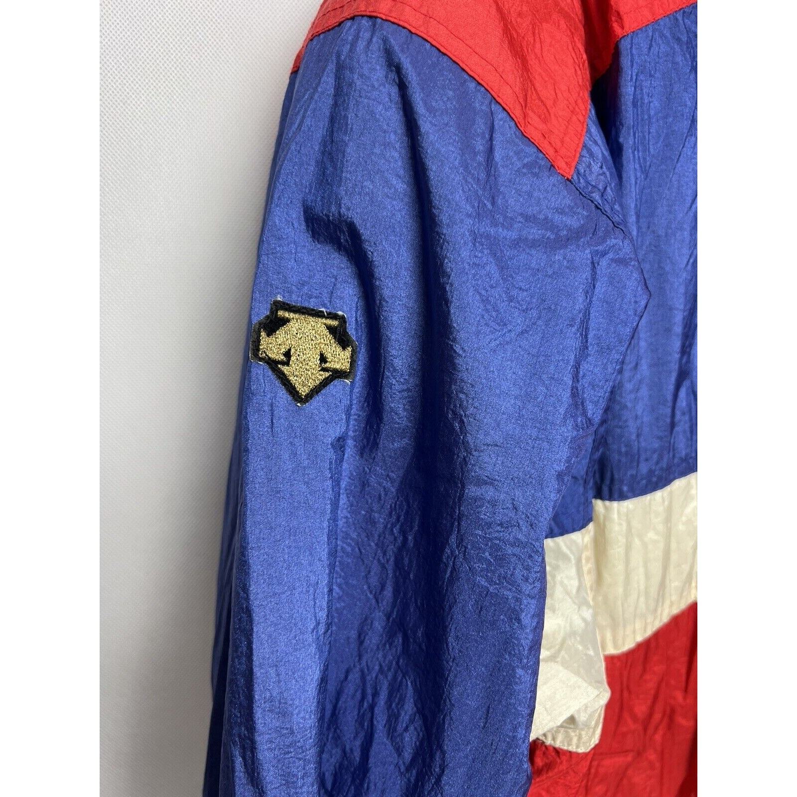 Vtg 80s 90s Ski Jacket Descente snow coat Apres Color Block Gaper USA Mens M