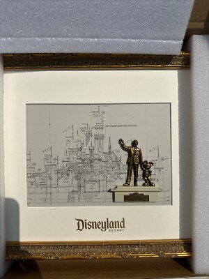 Disney D23 Expo 2024 DISNEYLAND DLR Framed Mickey Walt