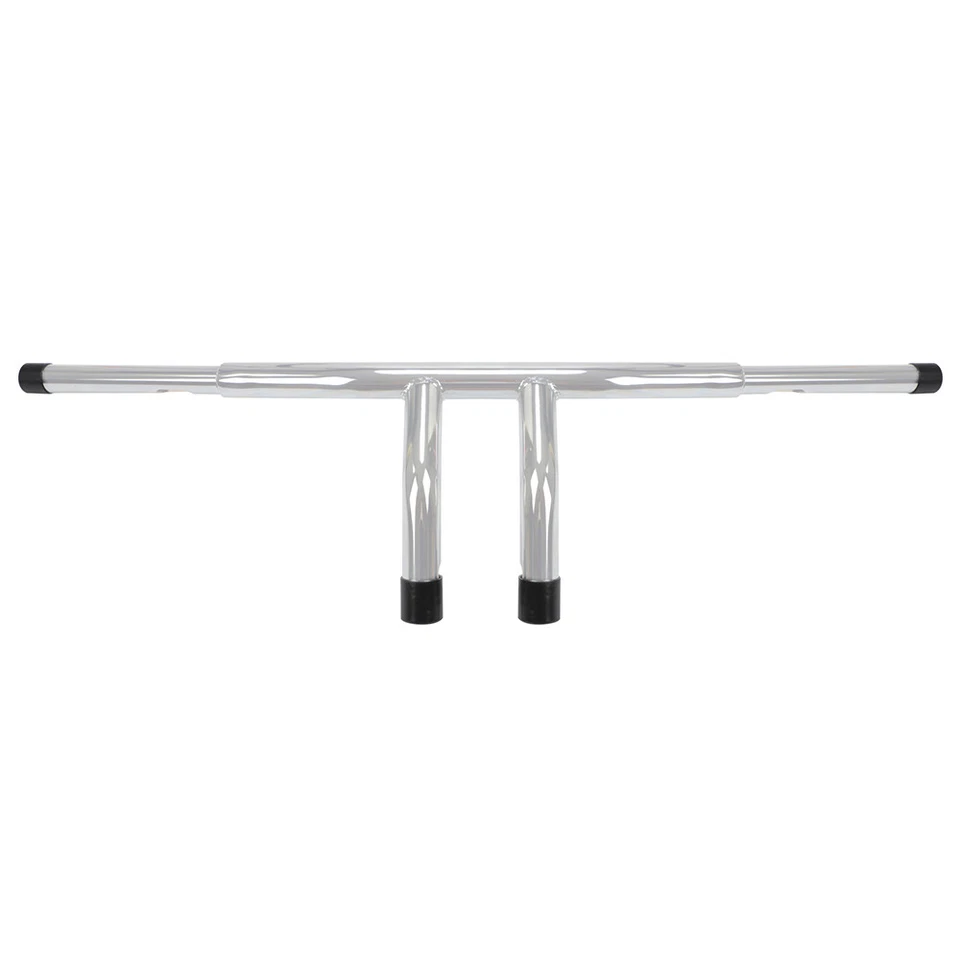 Motorcycle 1-1/4" 8" Rise T-Bar Handlebars Drag For Harley FLS Yamaha V-STAR - Image 3 of 4