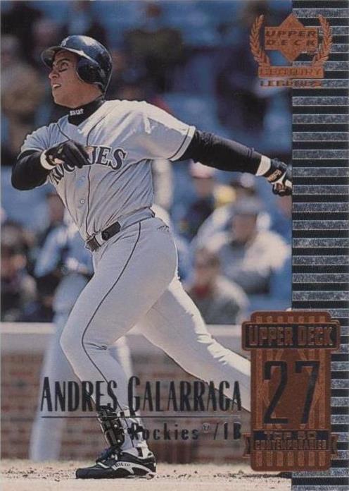 1999 Upper Deck Century Legends - Andres Galarraga #77 - 1 of 1