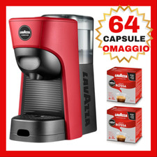 Macchinetta caffe lavazza a modo mio macchina espresso rossa + 64 CAPSULE REGALO